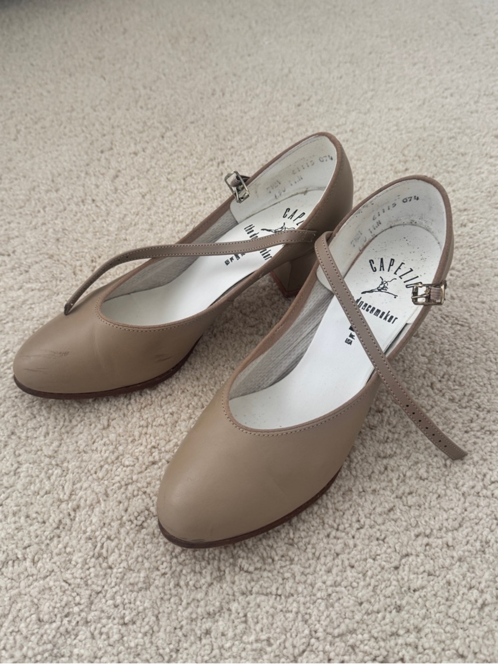 Capezio Tan Mia 2” Character Shoes